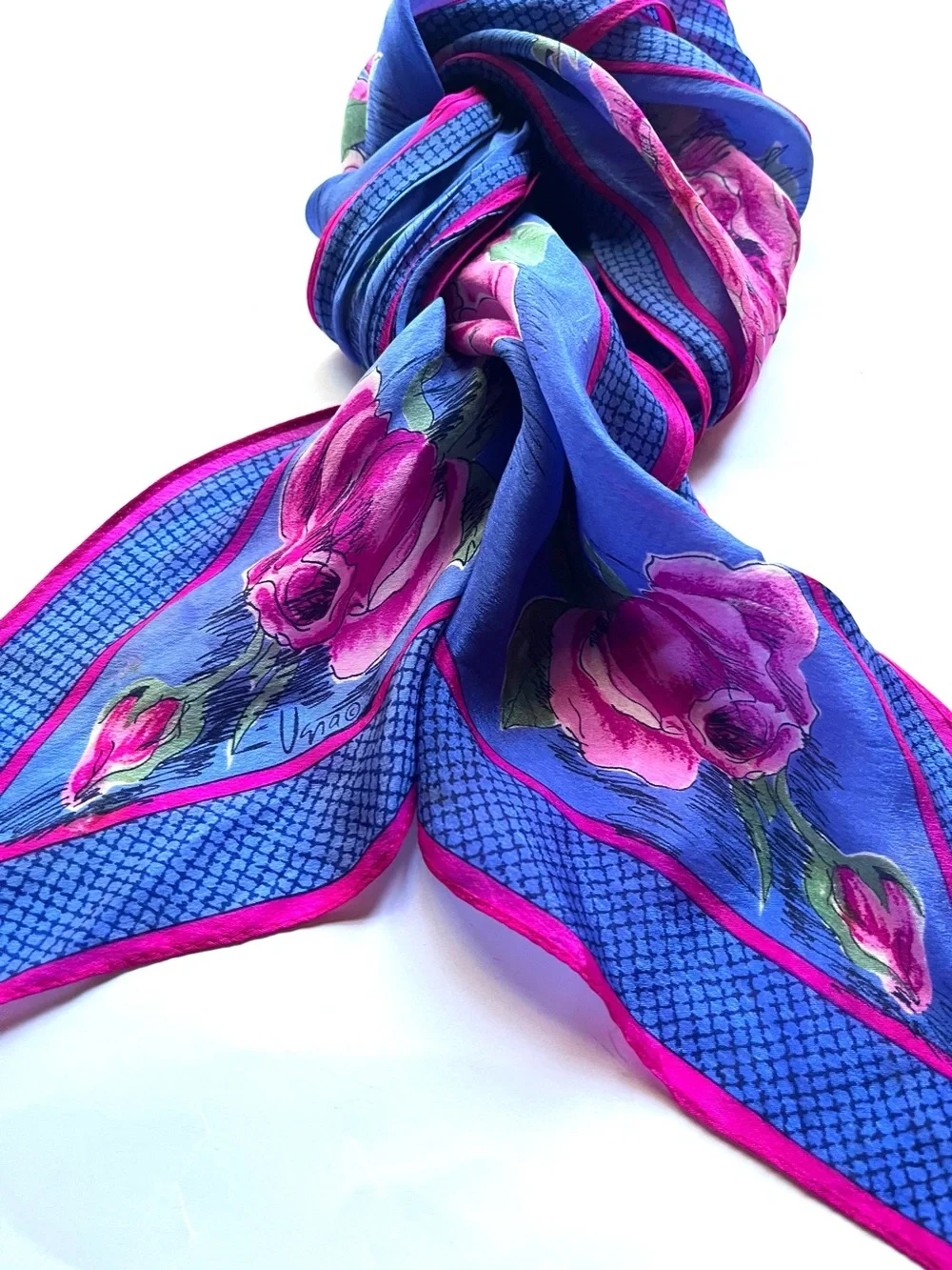 Vera Vintage Floral Scarf